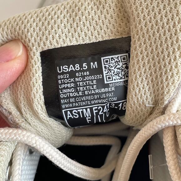 Merrell Womens Moab Flight Size 8.5 Gray Carbon Fiber Toe Safety Work Shoes New - Picture 6 of 9